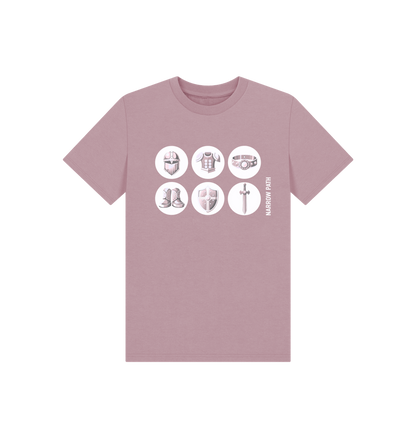 Mauve Printed Kids T-Shirt