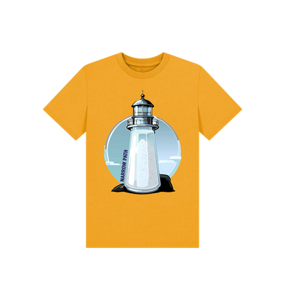 Mustard Printed Kids T-Shirt
