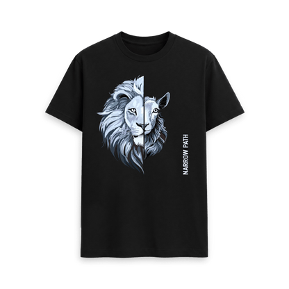 Black Printed T-shirt Front