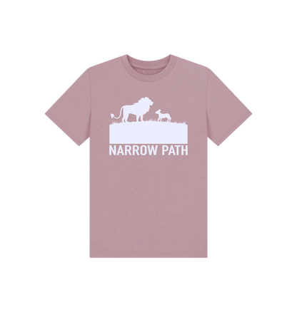 Mauve Printed Kids T-Shirt