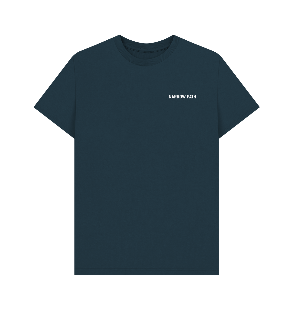 Denim Blue Printed T-shirt Front