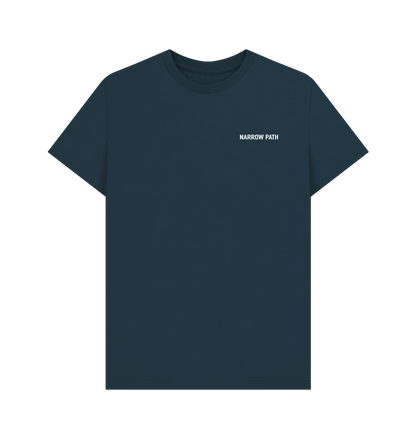 Denim Blue Printed T-shirt Front