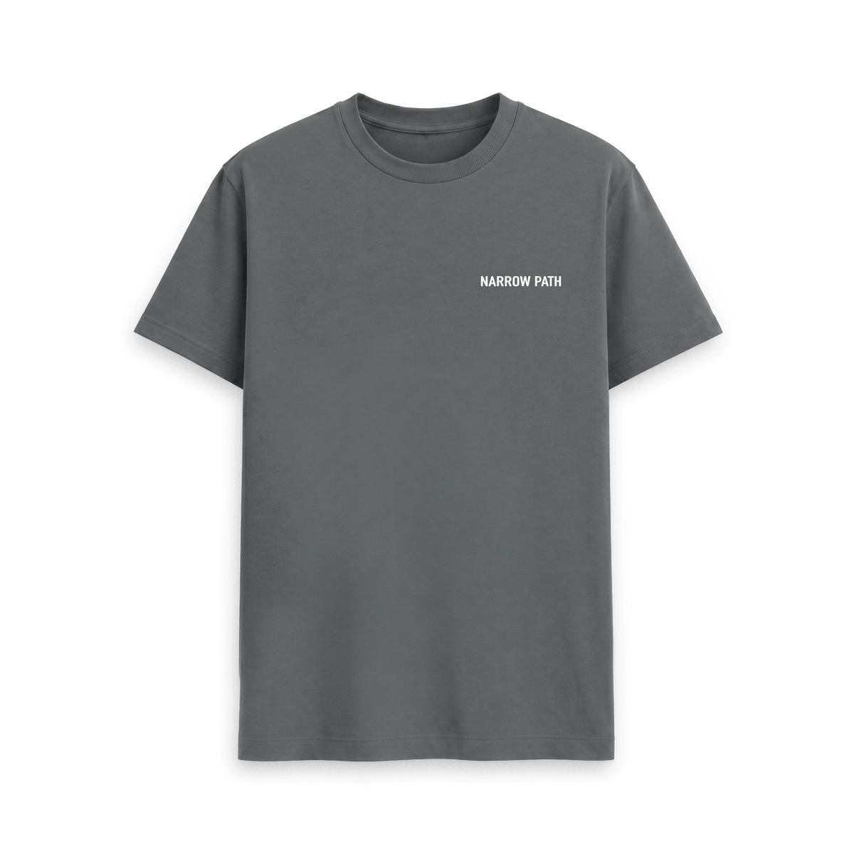 Slate Grey Printed T-shirt Front