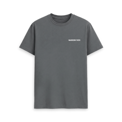 Slate Grey Printed T-shirt Front