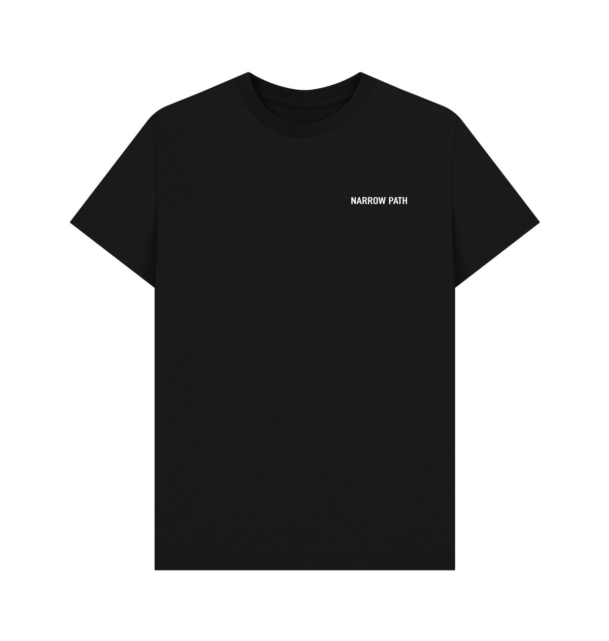 Black Printed T-shirt Front