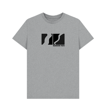 Athletic Grey Printed T-shirt Front