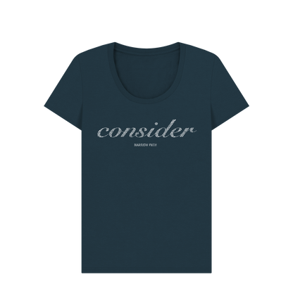 Denim Blue Printed T-shirt