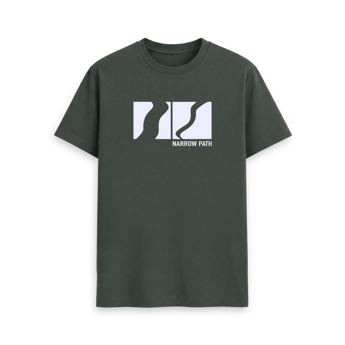Dark Grey Printed T-shirt Front