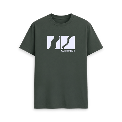 Dark Grey Printed T-shirt Front