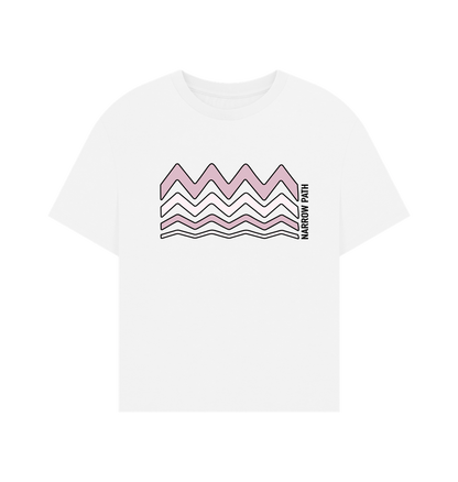 White Printed T-shirt Front