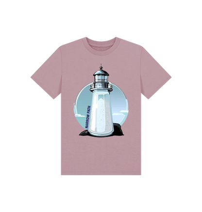 Mauve Printed Kids T-Shirt