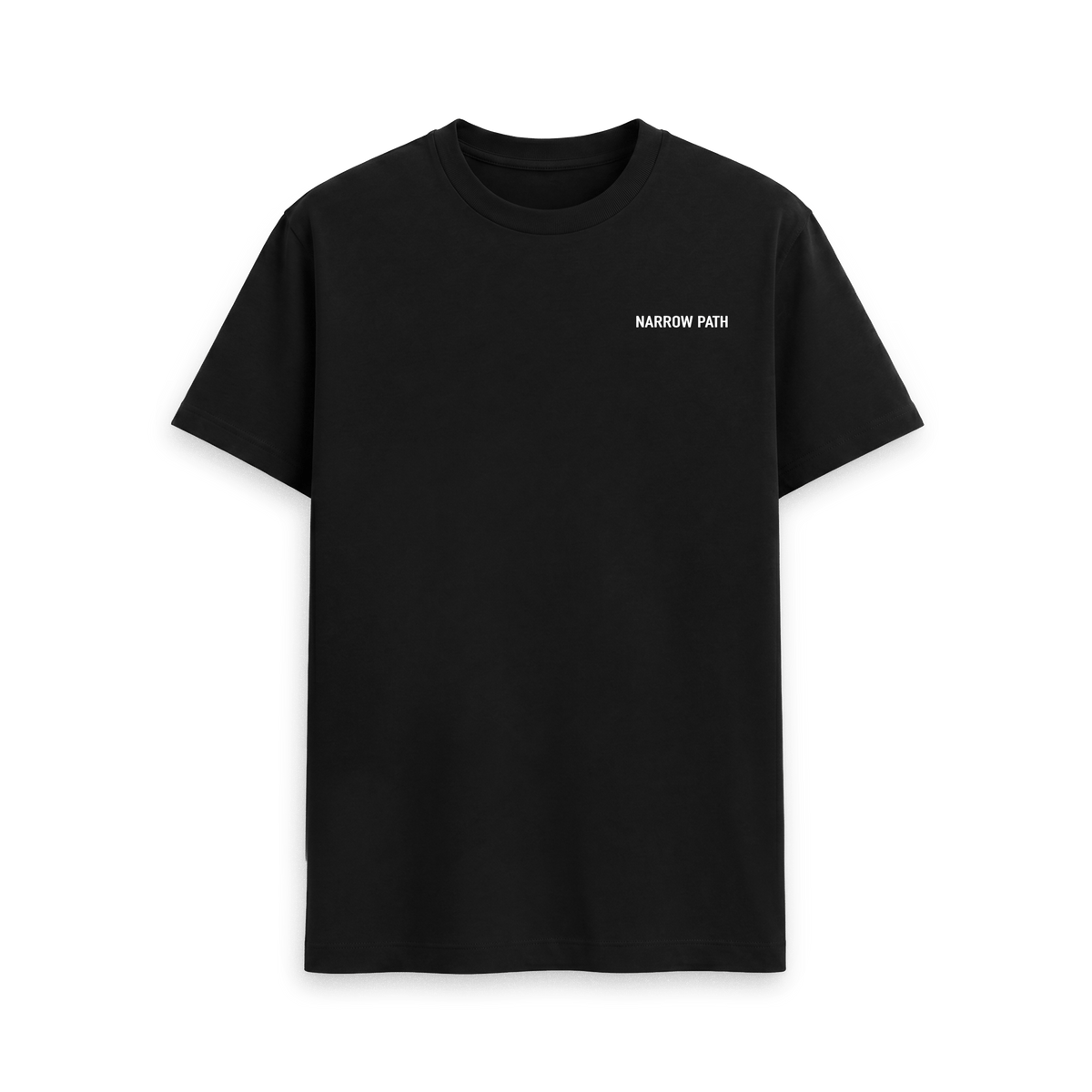 Black Printed T-shirt Front