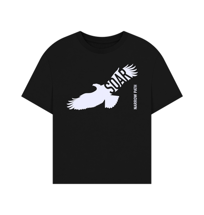 Black Printed T-shirt Front