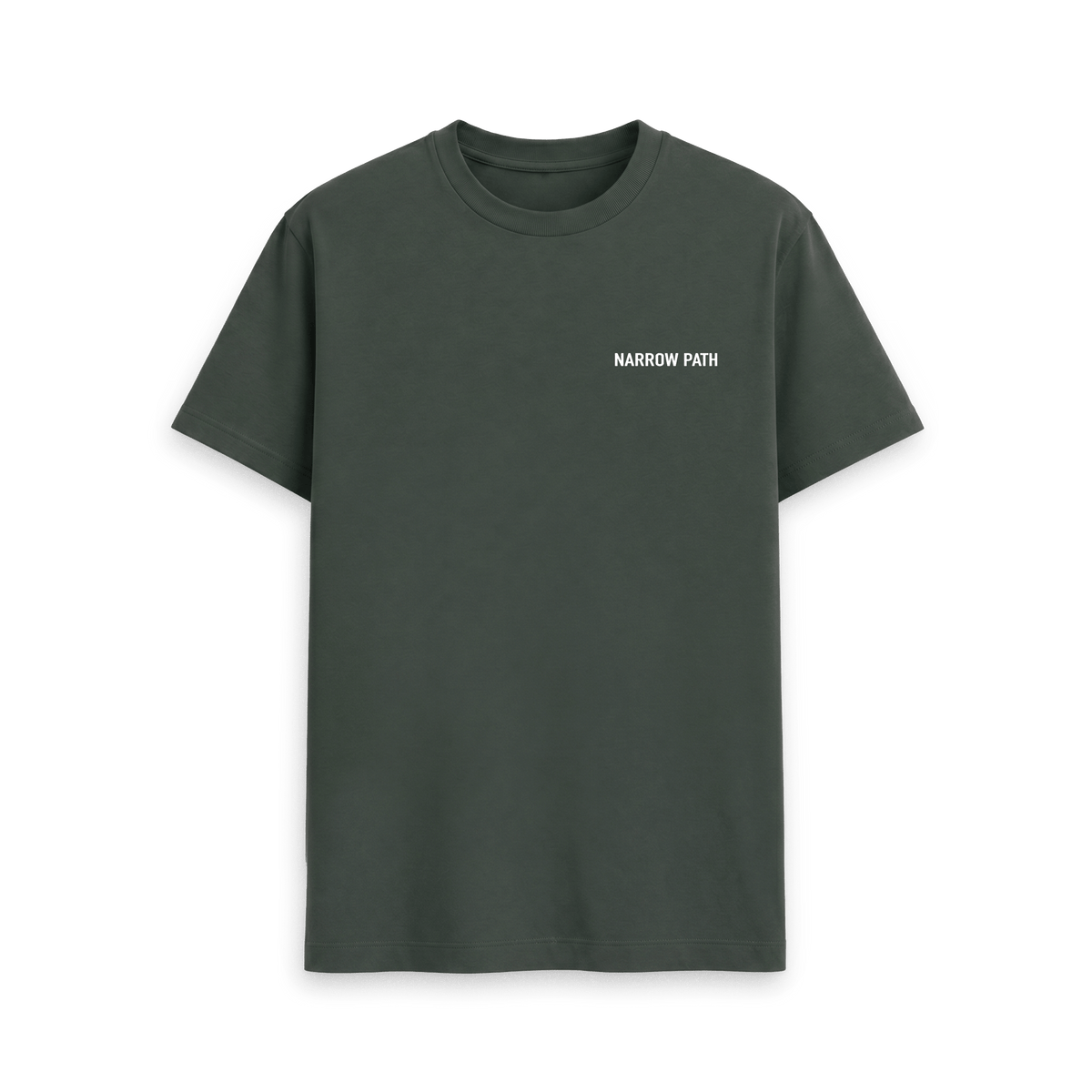 Dark Grey Printed T-shirt Front