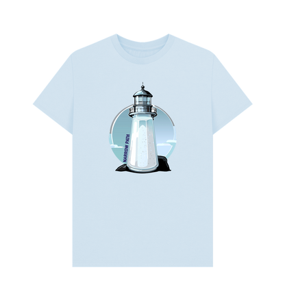 Sky Blue Printed T-shirt