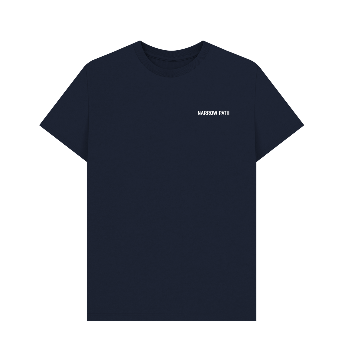 Navy Blue Printed T-shirt Front