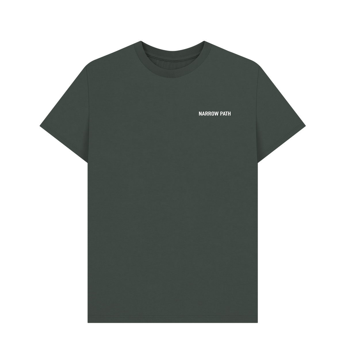 Dark Grey Printed T-shirt Front