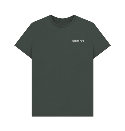 Dark Grey Printed T-shirt Front