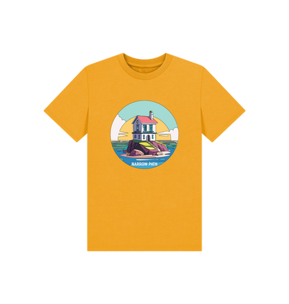Mustard Printed Kids T-Shirt