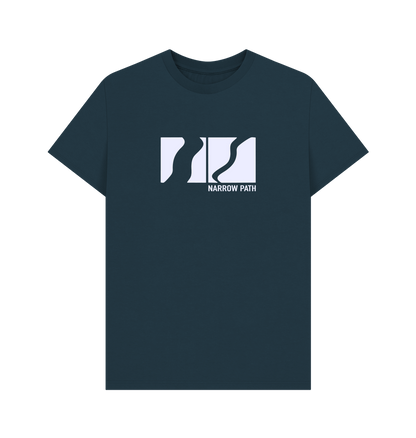 Denim Blue Printed T-shirt Front