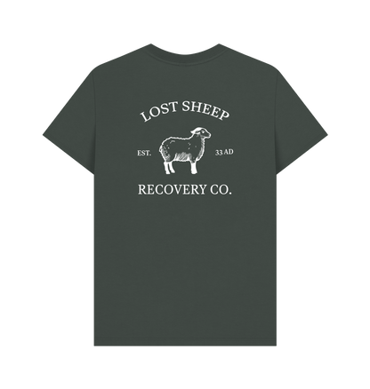 Dark Grey Printed T-shirt Back