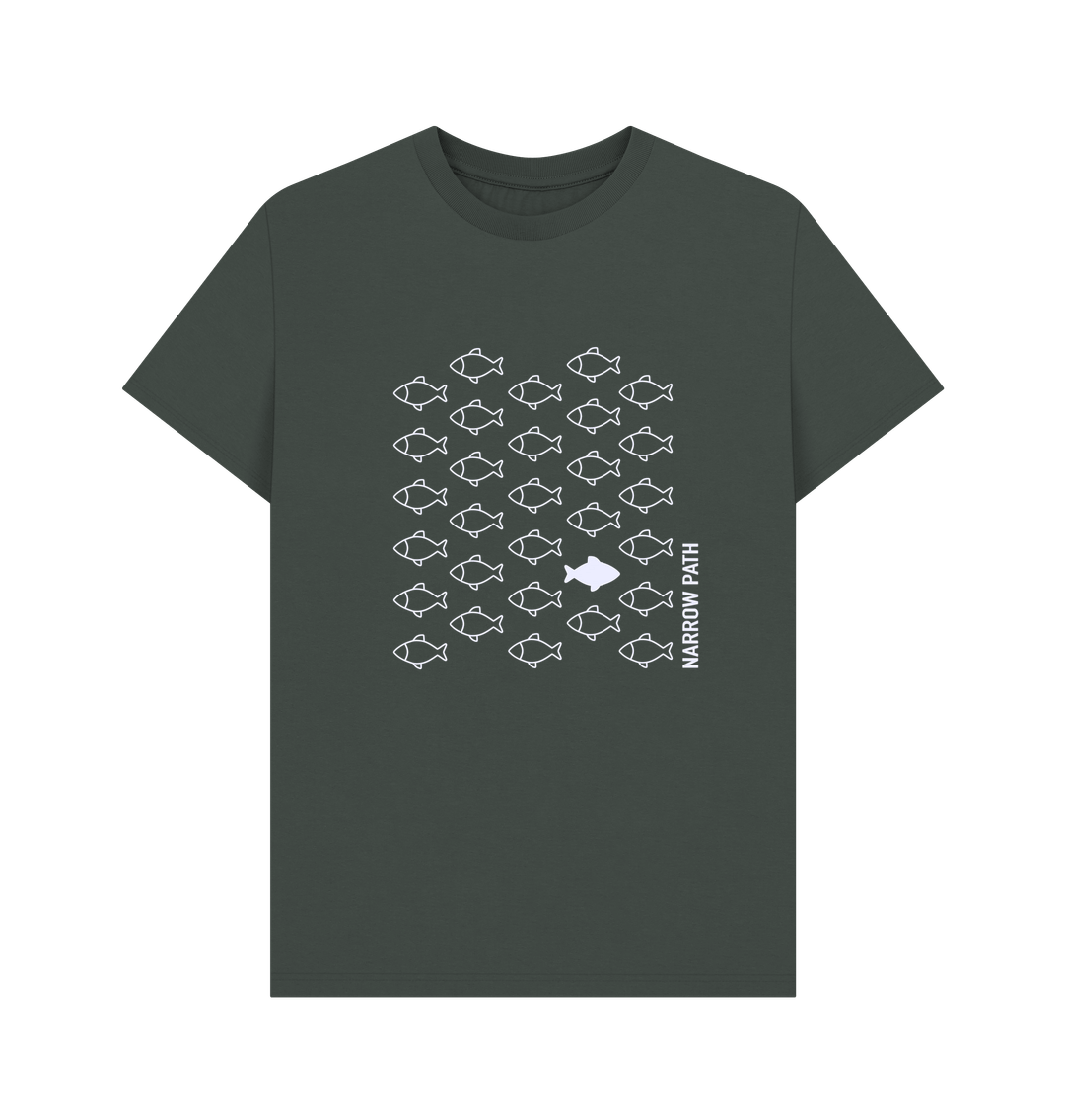 Dark Grey Printed T-shirt