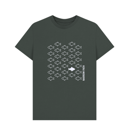 Dark Grey Printed T-shirt