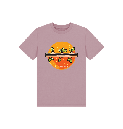 Mauve Printed Kids T-Shirt