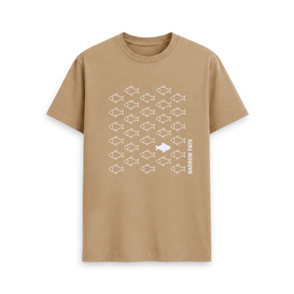 Sand Printed T-shirt Front