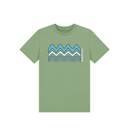 Sage Printed Kids T-Shirt Front