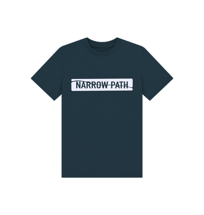 Denim Blue Printed Kids T-Shirt