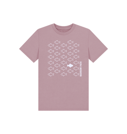 Mauve Printed Kids T-Shirt