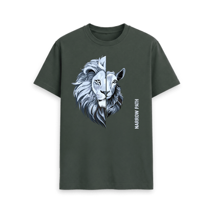 Dark Grey Printed T-shirt Front