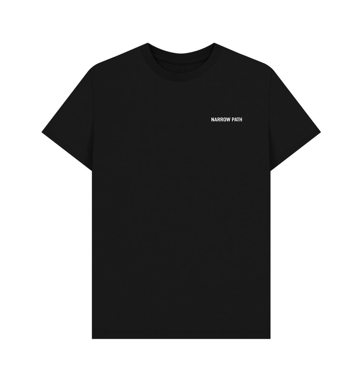 Black Printed T-shirt Front