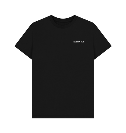 Black Printed T-shirt Front