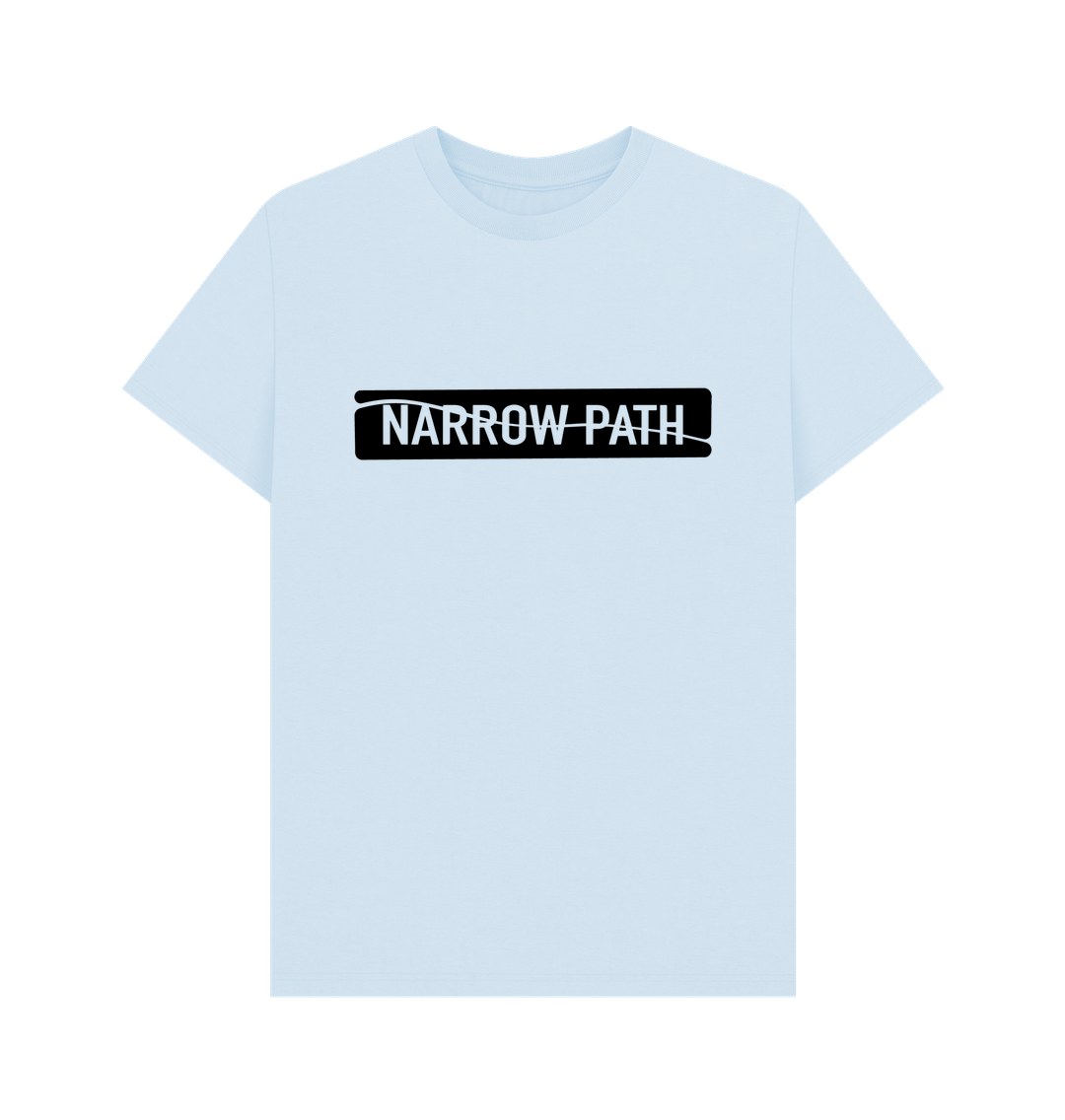 Sky Blue Printed T-shirt