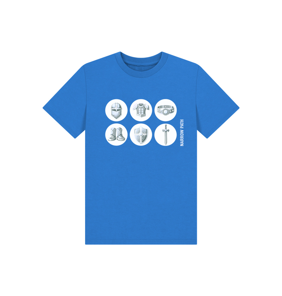 Bright Blue Printed Kids T-Shirt
