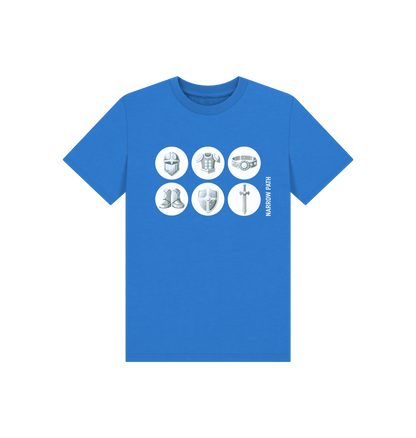 Bright Blue Printed Kids T-Shirt