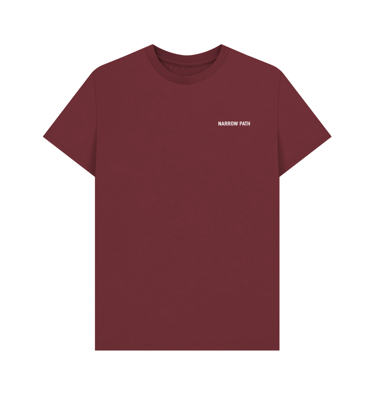 Red Wine Printed T-shirt Front