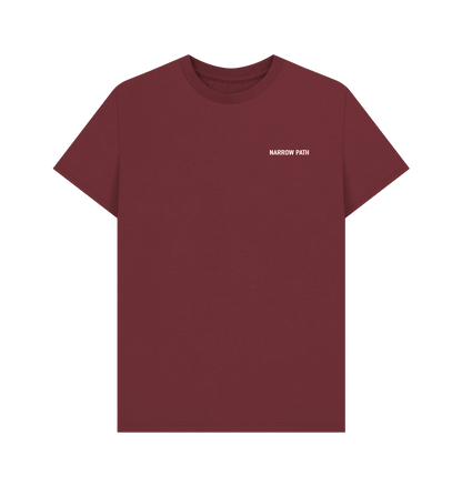 Red Wine Printed T-shirt Front