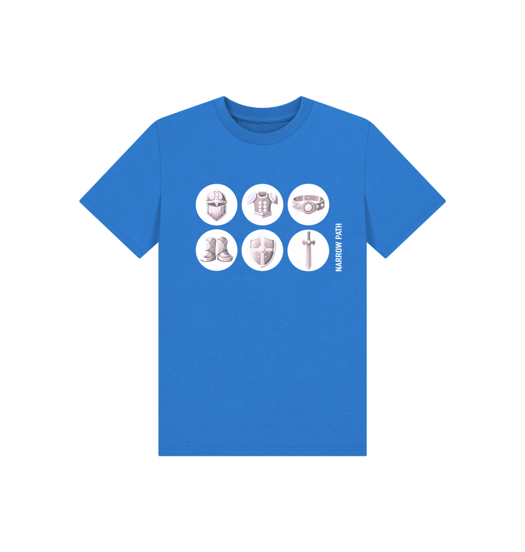 Bright Blue Printed Kids T-Shirt