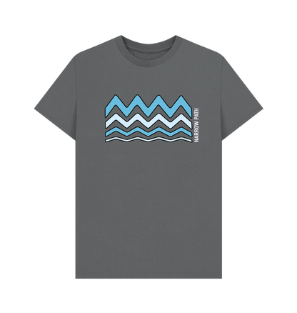 Slate Grey Printed T-shirt