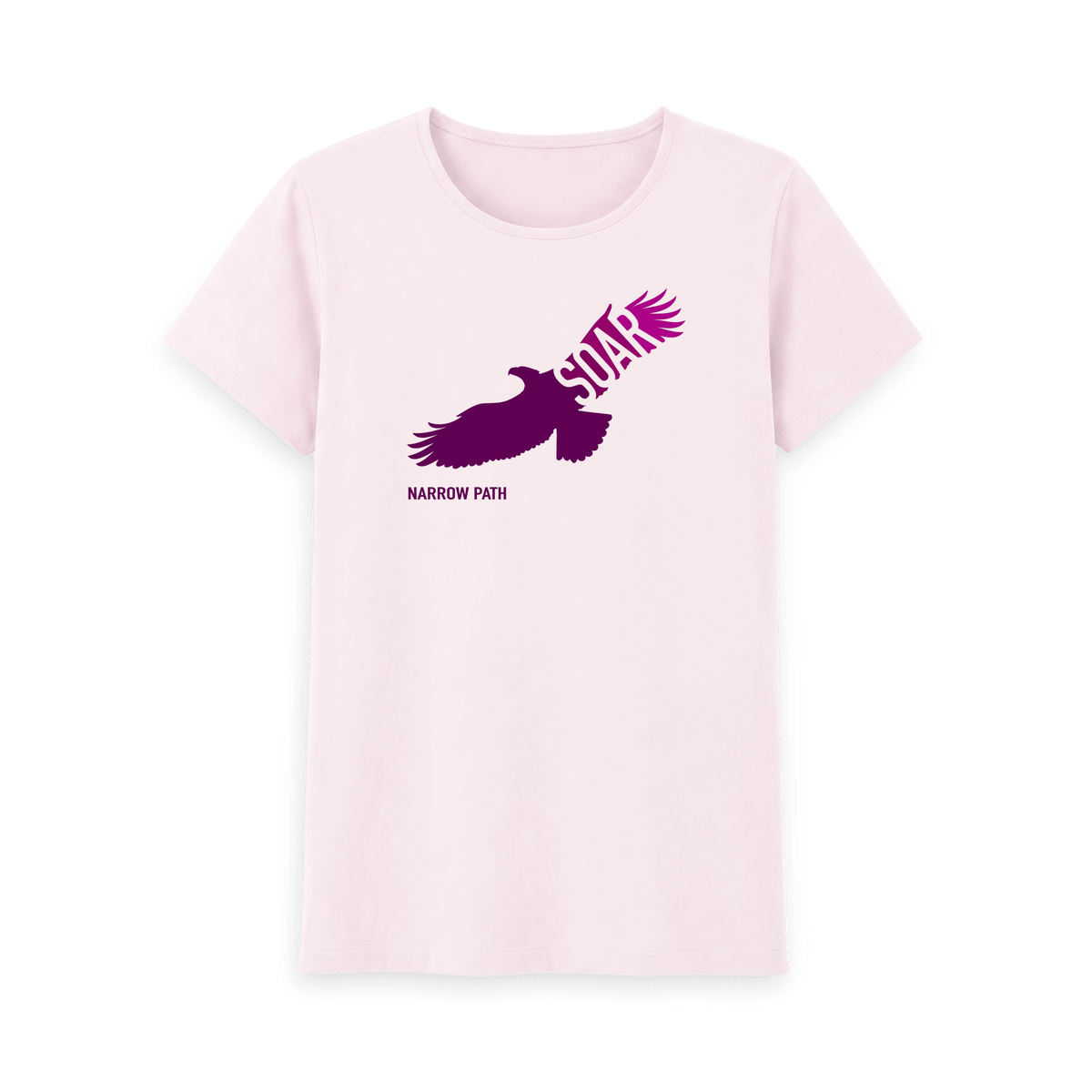 Pink Printed T-shirt Front