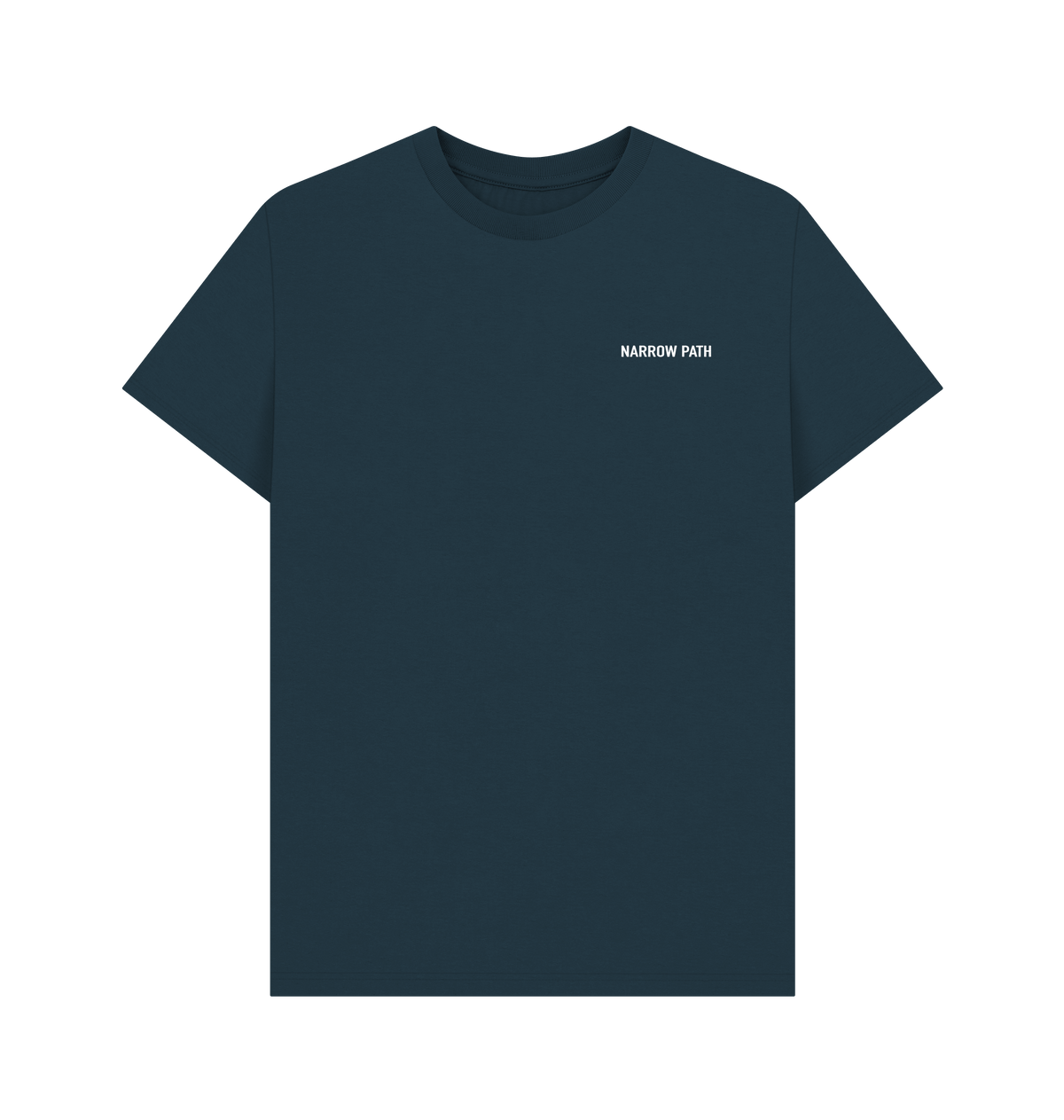Denim Blue Printed T-shirt Front
