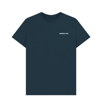 Denim Blue Printed T-shirt Front