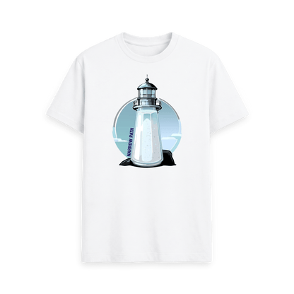 White Printed T-shirt Front