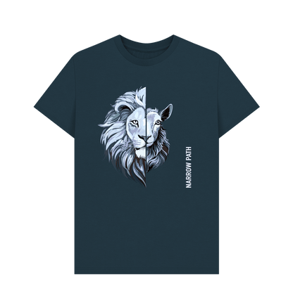 Denim Blue Printed T-shirt Front
