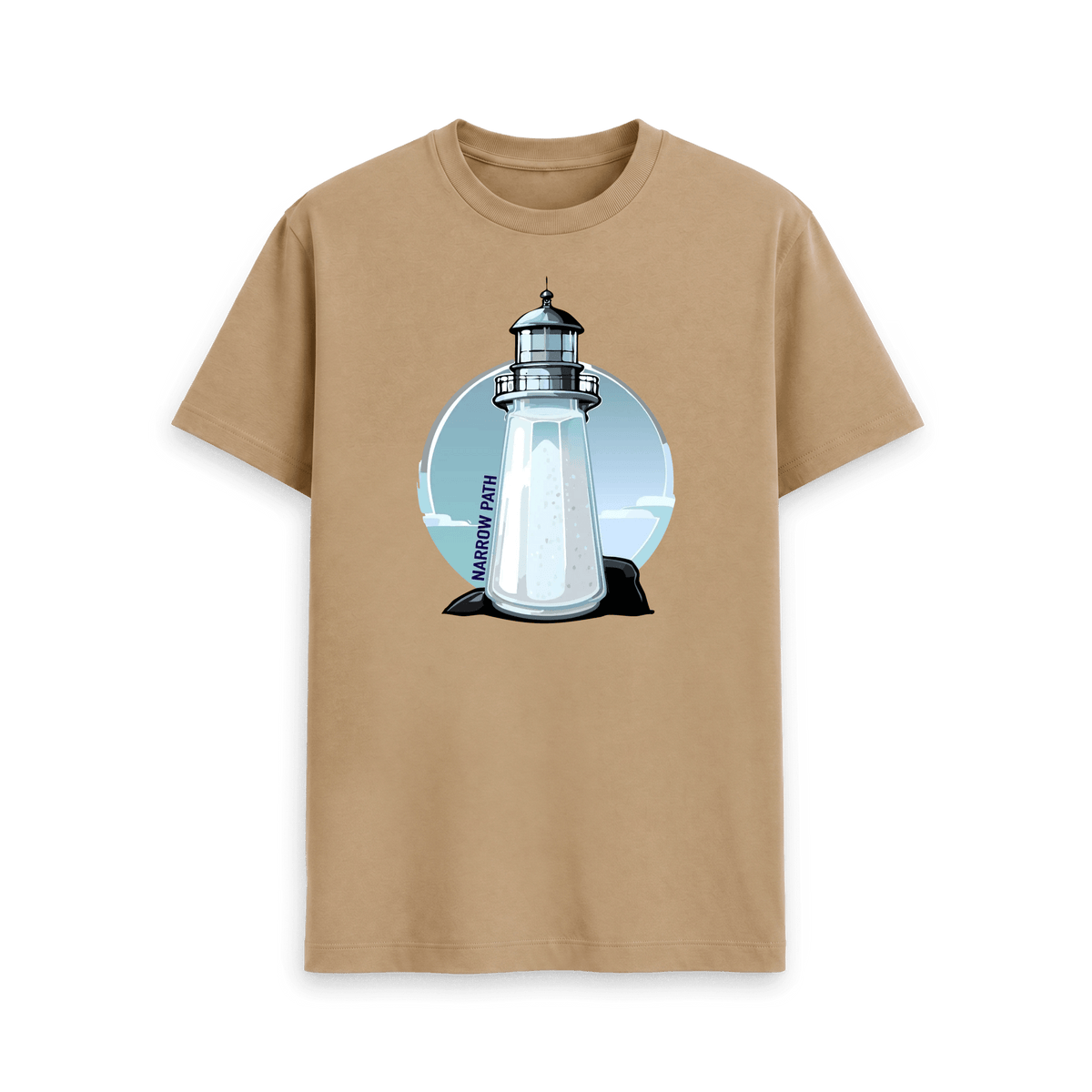 Sand Printed T-shirt Front