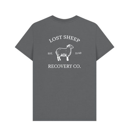 Slate Grey Printed T-shirt Back
