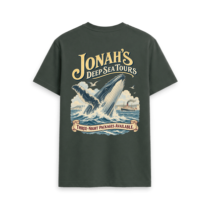 Dark Grey Printed T-shirt Back